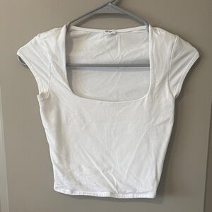 Garage Portia White Crop Top